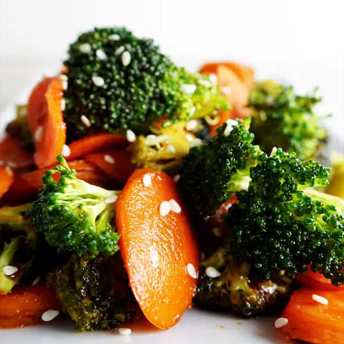 Asian Glazed Broccoli and Carrots