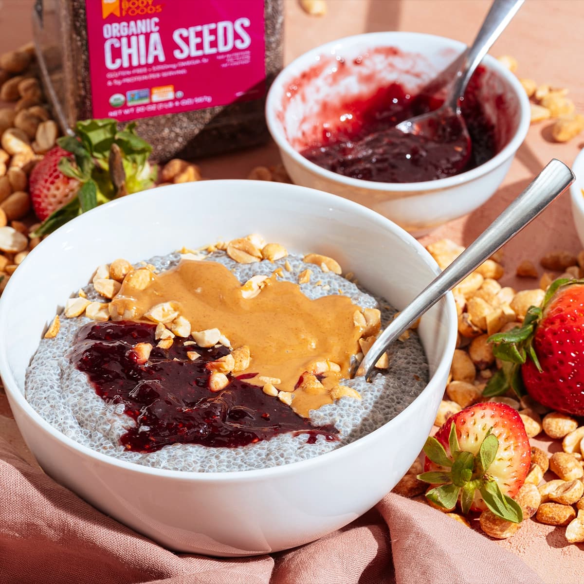 PB&J Chia Pudding