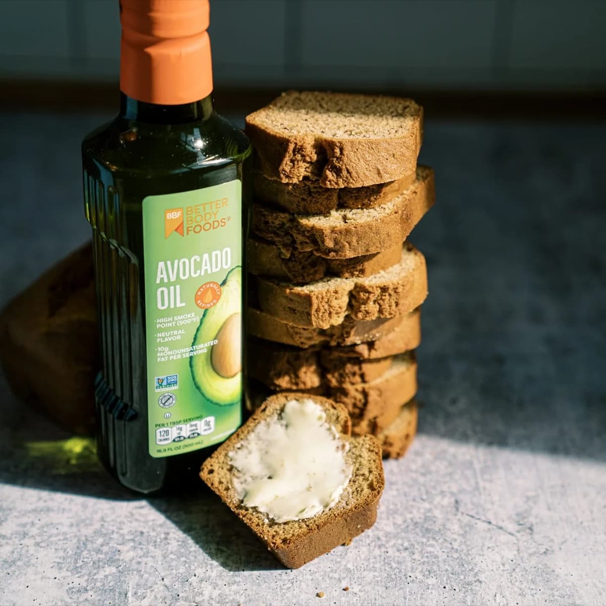 Banana Bread with Avocado Oil and Oat Flour