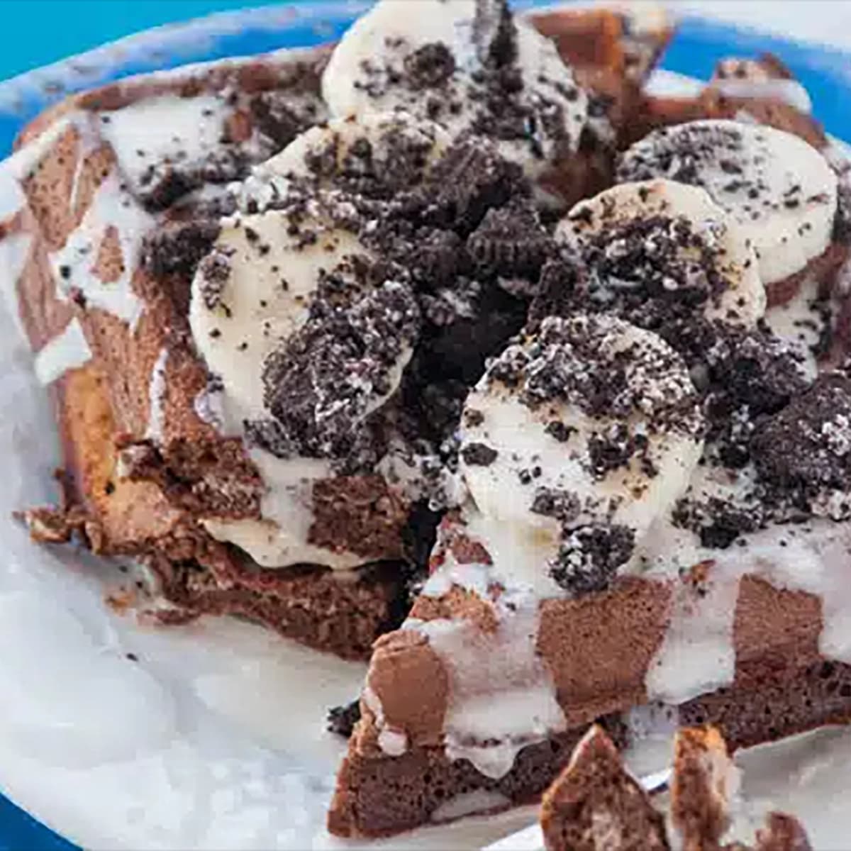 Cookies and Cream Waffles