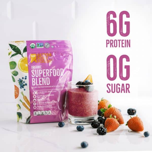 Organic Superfood Blend Powder 360g bag