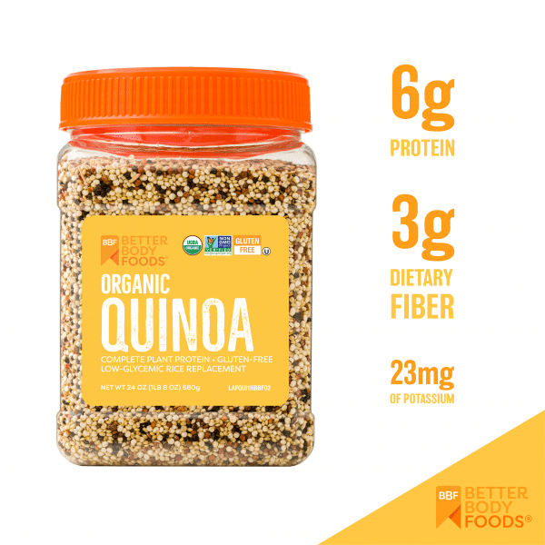 Organic Quinoa Medley - 1.5 lb jar | BetterBody Foods