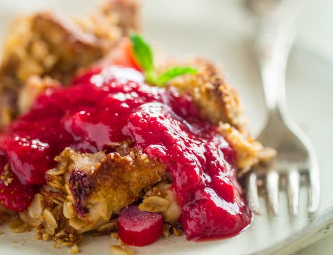 Strawberry Rhubarb French Toast Bake - BetterBody Foods