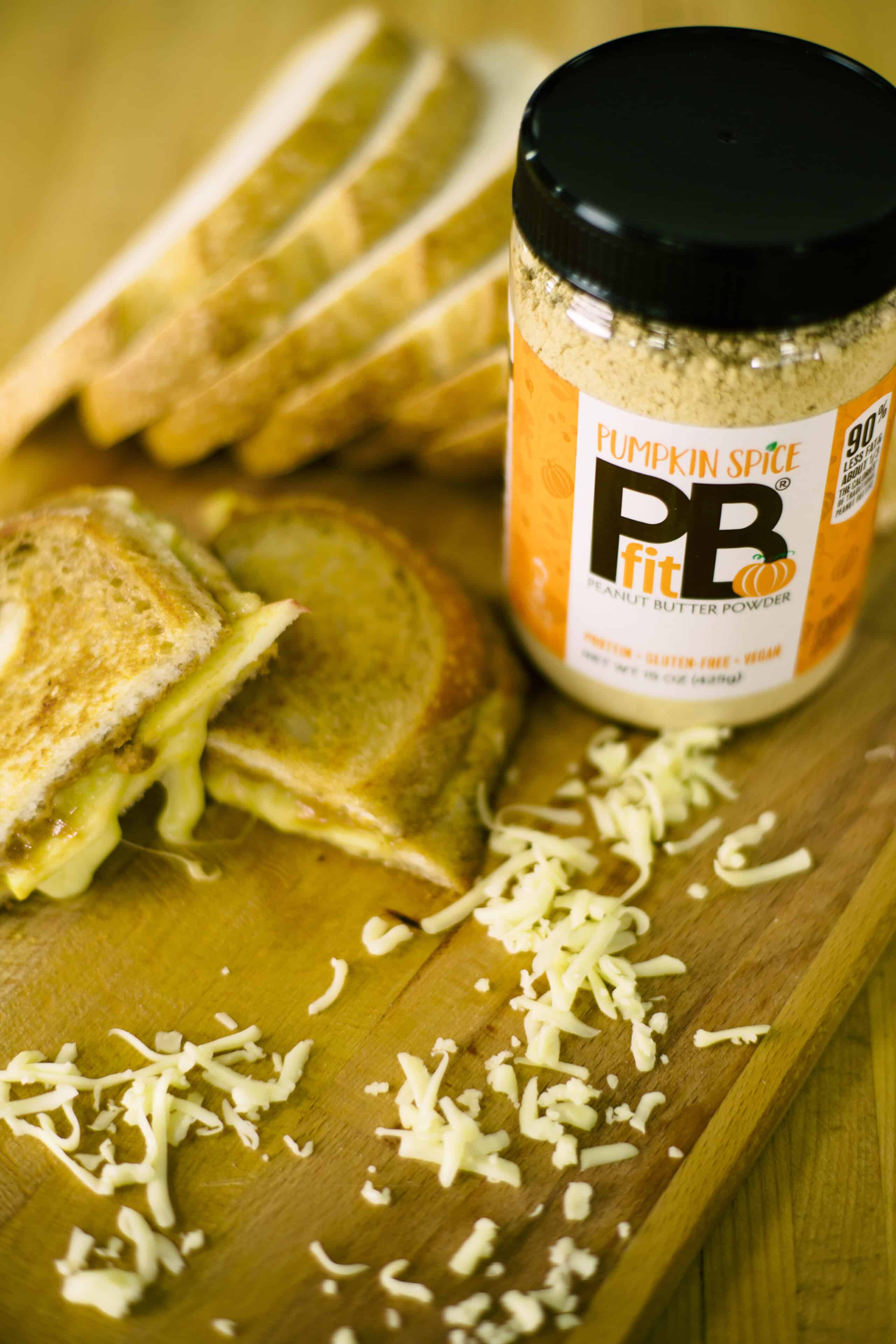 Apple and Spiced Peanut Butter Grilled Cheese - BetterBody Foods
