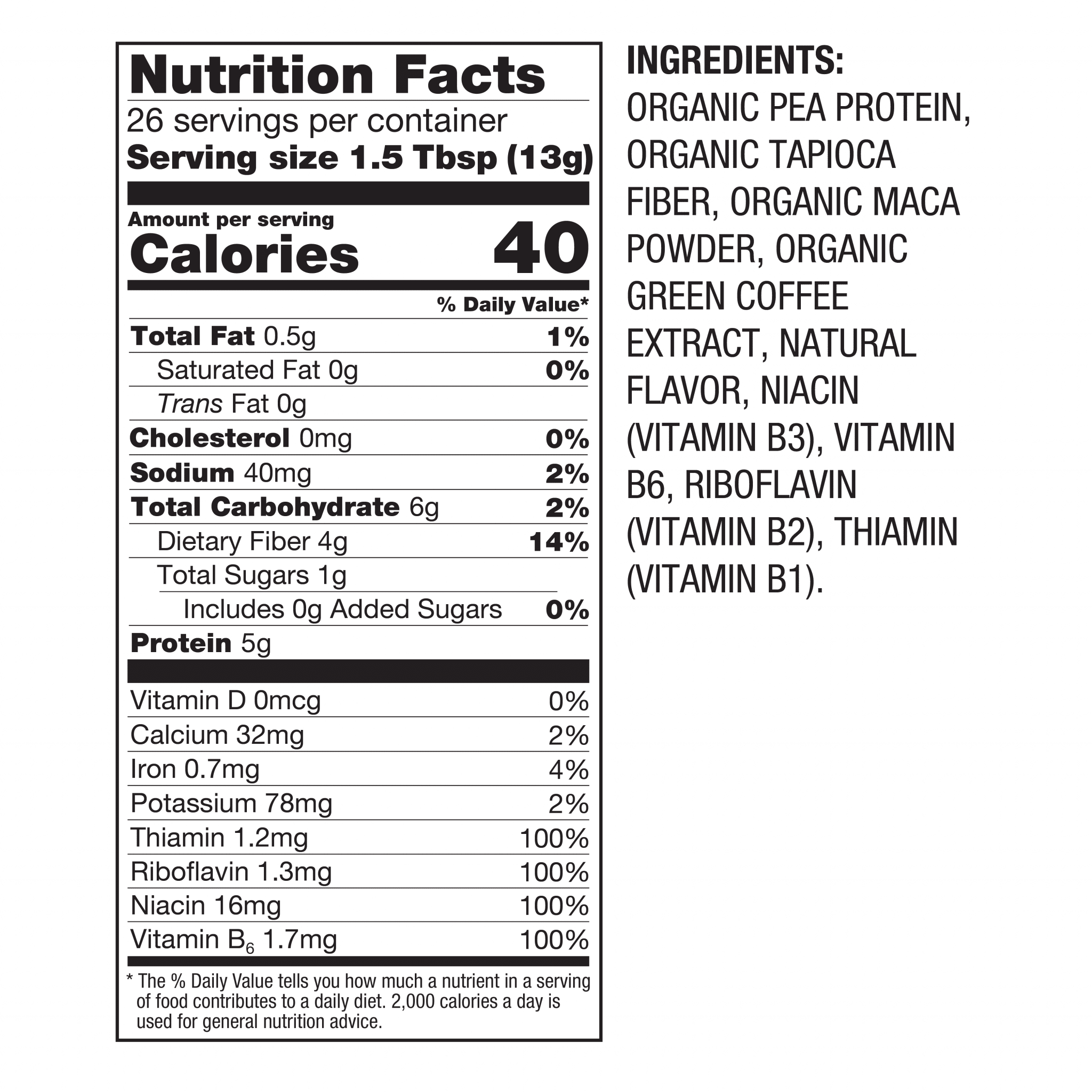 Organic Energy Blend BetterBody Foods